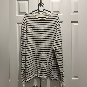 J crew striped long sleeve 🤍💙🤍